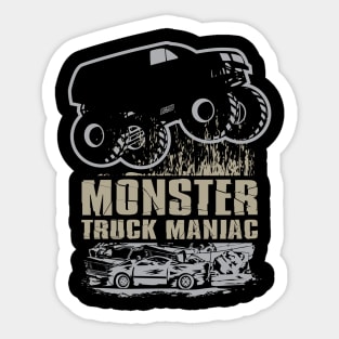 MONSTER TRUCK MANIAC RIDER Sticker